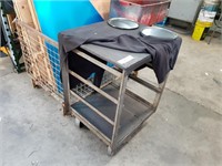 Mobile Storage Bench, Mesh Sided Stillage