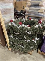 (4) 48" Christmas Wreaths Commercial Displays