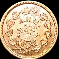 Army & Navy Copper Civil War Token UNCIRCULATED