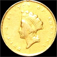 1855-O Rare Gold Dollar LIGHTLY CIRCULATED