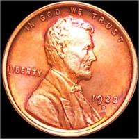 1922-D Lincoln Wheat Penny CLOSELY UNCIRCULATED