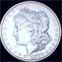 1878 Morgan Silver Dollar CLOSELY UNC VAM-170