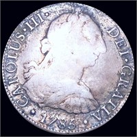1785 Mexican Silver 8 Reales NICELY CIRCULATED