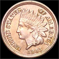 1863 Indian Head Penny UNCIRCULATED