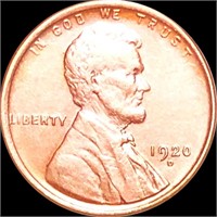 1920-D Lincoln Wheat Penny CLOSELY UNC
