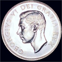 1949 Canadian Silver Dollar UNCIRCULATED
