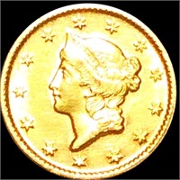 1849-O Rare Gold Dollar UNCIRCULATED
