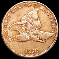 1858 Flying Eagle Cent XF