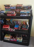 Plastic Shelf with Novel Type Books