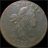 1797 Draped Bust Large Cent AU+