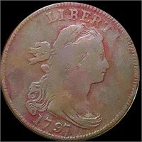 1797 Draped Bust Large Cent VF