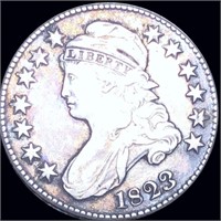 1823 Capped Bust Half Dollar XF "Broken 3"