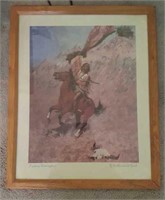 Fredrick Remington Print of "Skulls Could Talk"