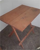Vintage Wooden Folding Table