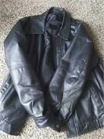 Men's Leather Jacket- Large