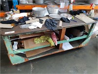 2 Stock Picking Trolleys & Mobile Work Stand
