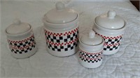 (4)Coca Cola Canisters