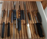 Kitchen Knives With Still