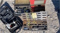 GROUP LOT TOOLS-PORTER CABLE STAPLER- BITS- MISC