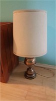 Brass table Lamp with Shade