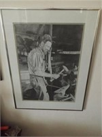 Signed/Numbered Print "Blue Ridge Blacksmith"