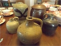 (5) Glazed Pottery Items