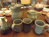 (7) Glazed Pottery Items