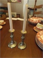 Pewter Candle Sticks - Royal Holland