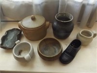 (7) Glazed Pottery Items