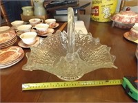 Glass Basket  13" Tall