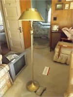 Brass Floor Lamp   54" Tall
