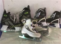 Ice Skates: CCM Size US 8, Reebok Size 10,