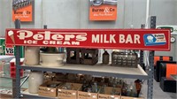 Superbly Hand Painted Peters Ice Cream Milk Bar