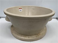 Large Stoneware Planter. Dated 16/4/43. Large