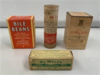 Group of 4 Boxed misc Chemist items inc NOS