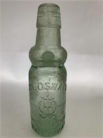 7oz Bulge Patent - J. H. Oswald Corowa. Bottle is