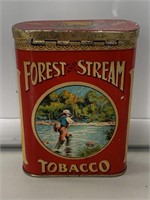 Forest And Stream Tobacco Tin - American