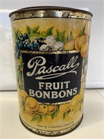 5lb Pascalls Fruit Bonbons Tin Claremont Tasmania