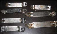 Vtg Can/Bottle Openers with Beer Advertising
