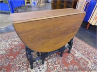 Oval Drop Leaf Gate Leg Table