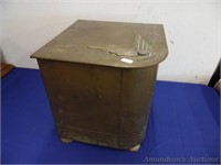 Art Deco Brass Coal Box