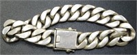 Cuban Link Sterling Silver Bracelet - 8 1/2"