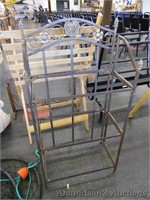 Metal Folding Plant Stand - No Glass Shelves