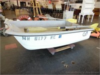 Livingston 7.5' 3 Person Row Boat w/Oars