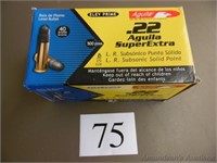 Brick of .22 Super Extra LR Solid Point - 500rds