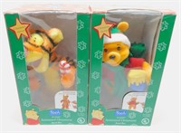 * 2 Pooh EZ Light Animated Ornaments - Pooh &