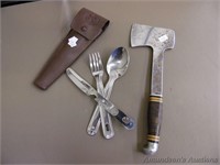 Boy Scout Utensils and Small Hatchet