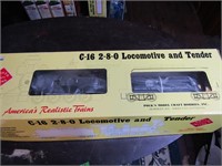 C-16 2-8-0 Locomotive & Tender, ART 80202, NIB,