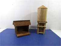 Handmade Wood House & Water Tower