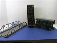 1 Box G Scale Track, 1 box Plastic Bridge, 1 Box